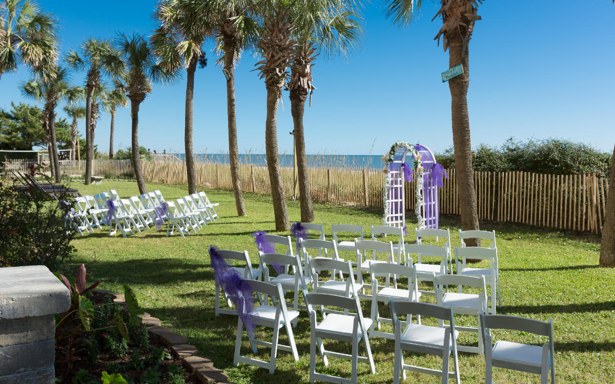 Oceanfront Lawn Wedding