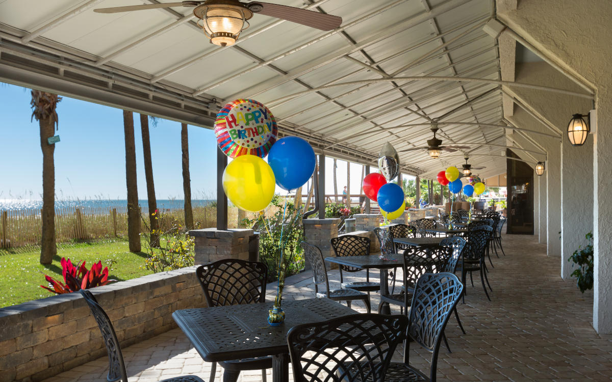 Oceanfront Patio Birthday