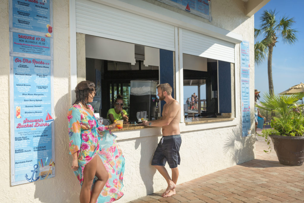 Banana Boat Lounge Window