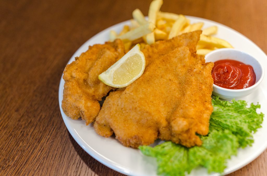 Fried Fish with Fries