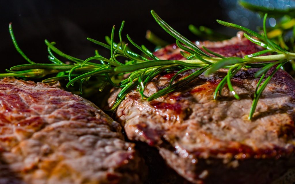 Steak with Rosemary