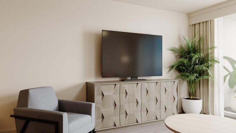 Angle Oceanfront Three Bedroom - Living Room