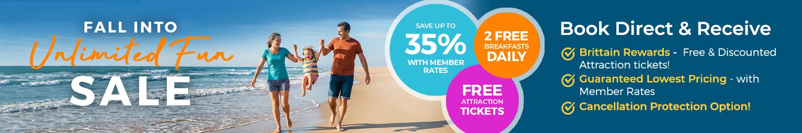 Fall into Unlimited Fun Sale - Save up to 35% with Member Rates