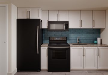 Angle Ocean View One Bedroom Condo - Kitchen