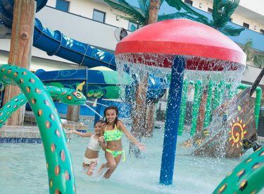 Ocean Reef Kids playing in the Shipwreck Water Park